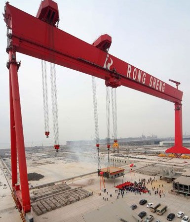 【new】熔盛重工1600吨龙门吊 中国熔盛重工