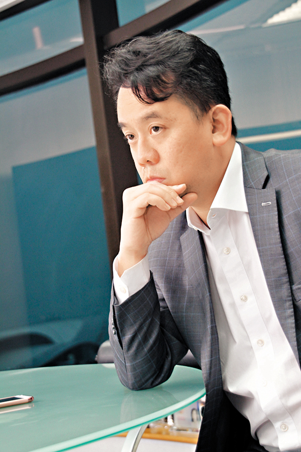 ■廖偉麟希望迎來事業上更大的舞台，計劃躋身成為發展商。 張偉民  攝