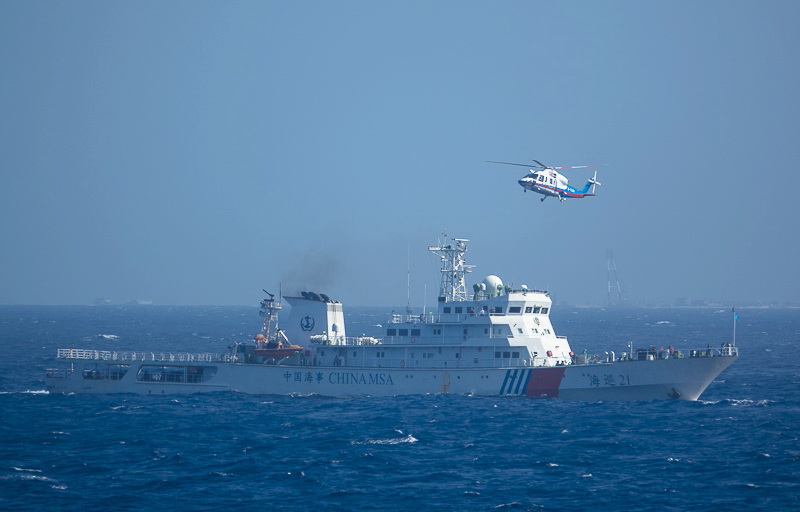 三沙去年成功举行首次海空立体综合演练(谢文卿 王虎摄)