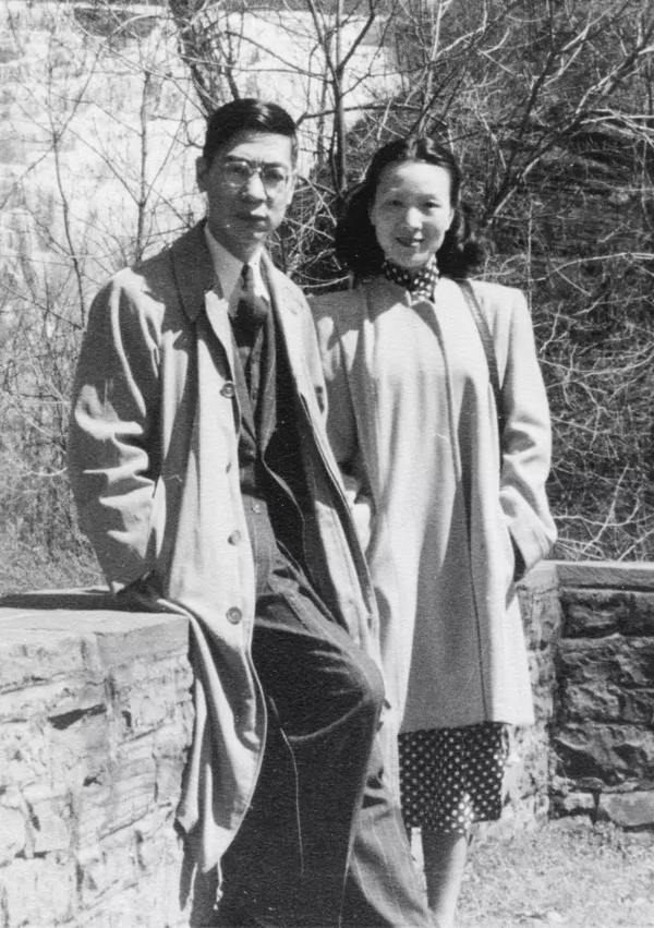 郭永怀和李佩（1956年回国前）。资料图
