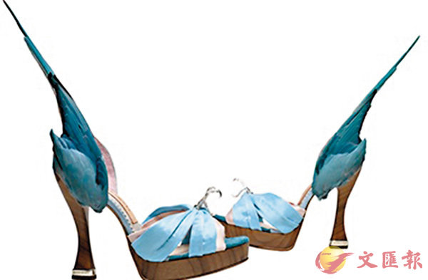■Caroline Groves設計，「Parakeet」高跟鞋，英格蘭，2014年Dan Lowe攝影。 作者提供