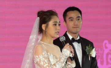 阿嬌婚宴幾度哽咽�G感謝上天讓我遇到愛我的人