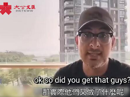 外國人談警入中大�G為了阻止犯罪 保護香港市民 