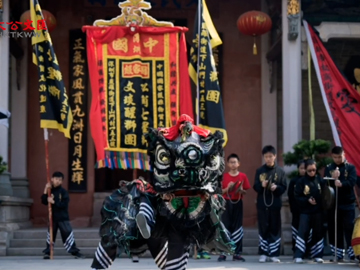 八旬老人和他的�u七星舞獅�v 