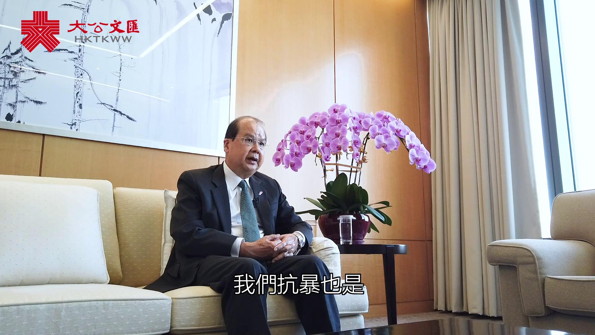 專訪 �U 張建宗�G嚴陣以待不限於抗疫 還包括抗暴 