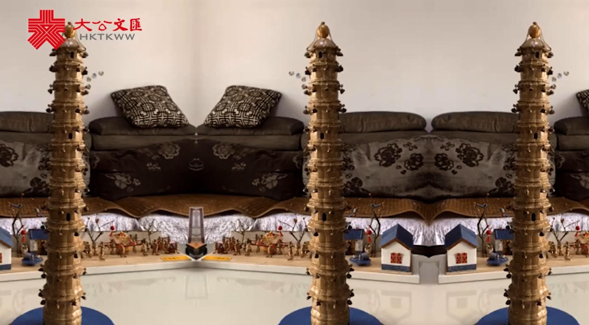 雞蛋殼上能繡花�H看71歲老人如何變廢為�u潮�v 