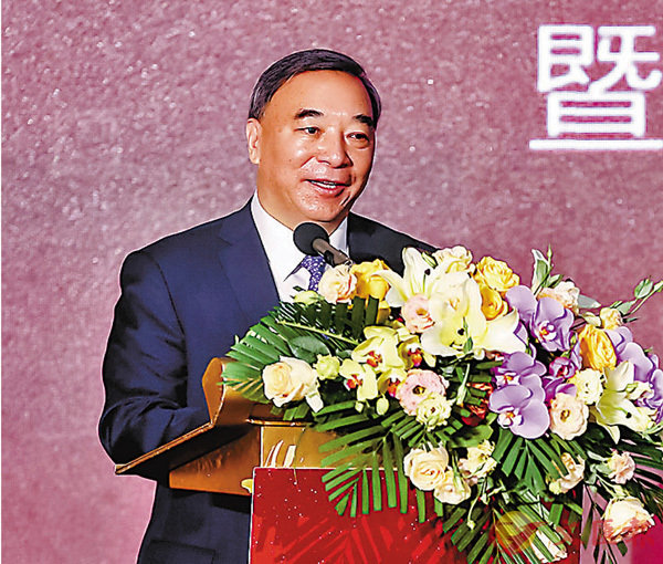 ■宋志平強調，提高上市公司質量是目前首要任務。 李昌鴻 攝