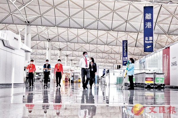 ■勞聯建議政府延續「保就業計劃」，確保機場人才不會流失。圖為香港國際機場。  資料圖片