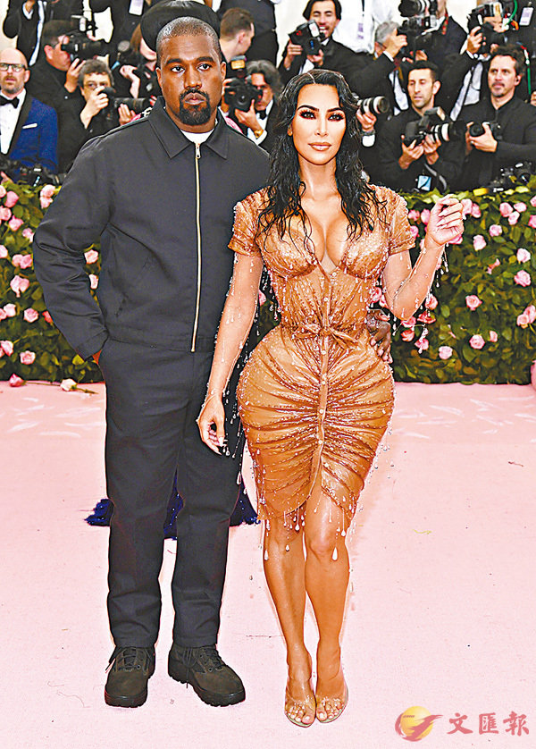 ●Kim Kardashian與結婚6年多的Kanye West踏上離婚之路。 美聯社