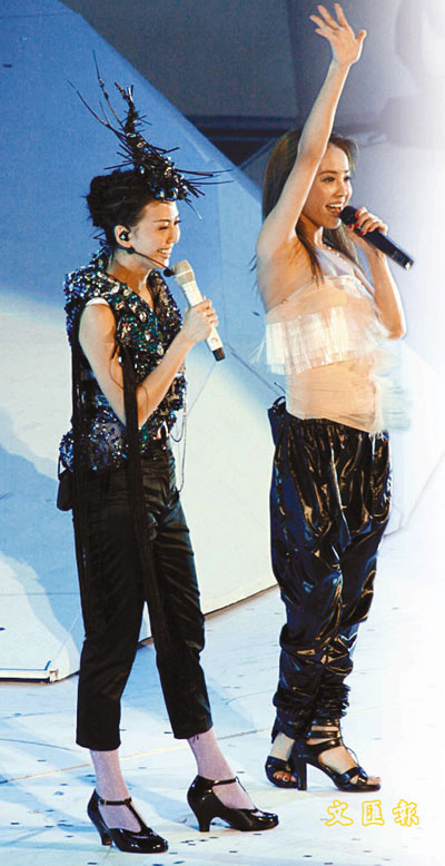 孙燕姿 蔡依林巨蛋比舞