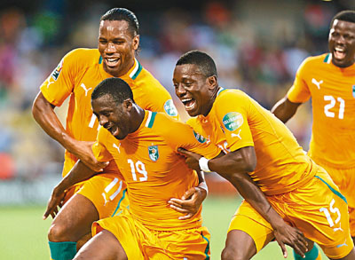 科特迪瓦率先闯非国杯8强